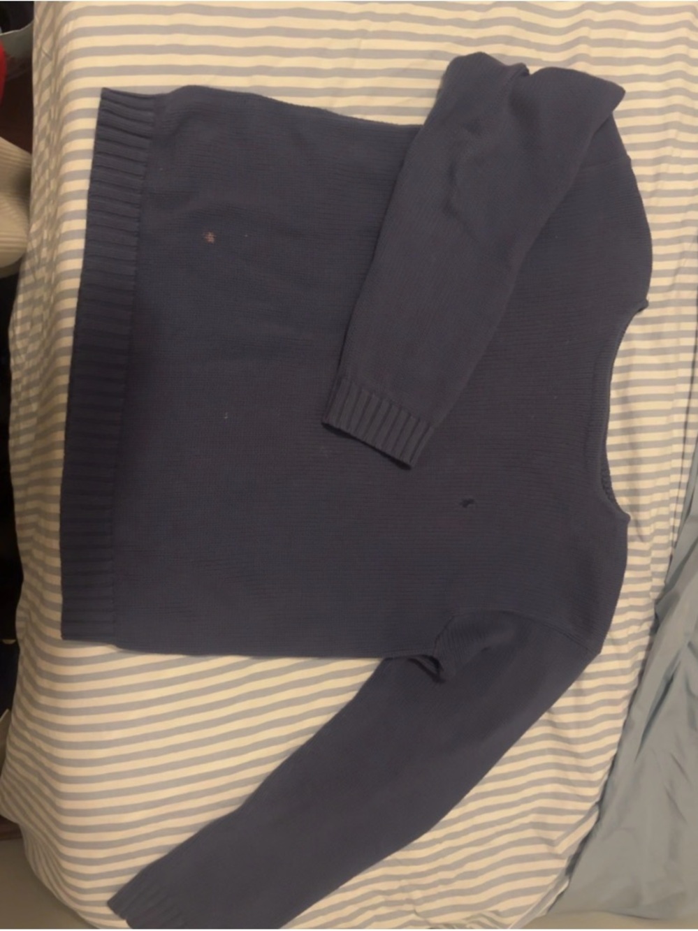 Polo by Ralph Lauren Men's Navy Blue Crewneck Sweater